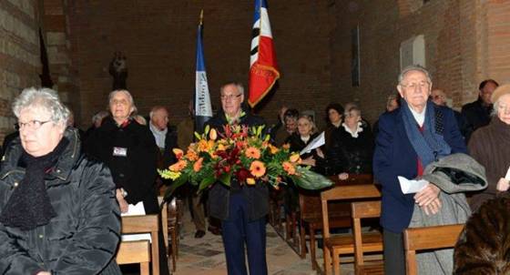 Messe du souvenir en l'église de Quint.