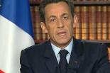 Nicolas Sarkozy présente ses voeux aux Français le 31 décembre 2008.